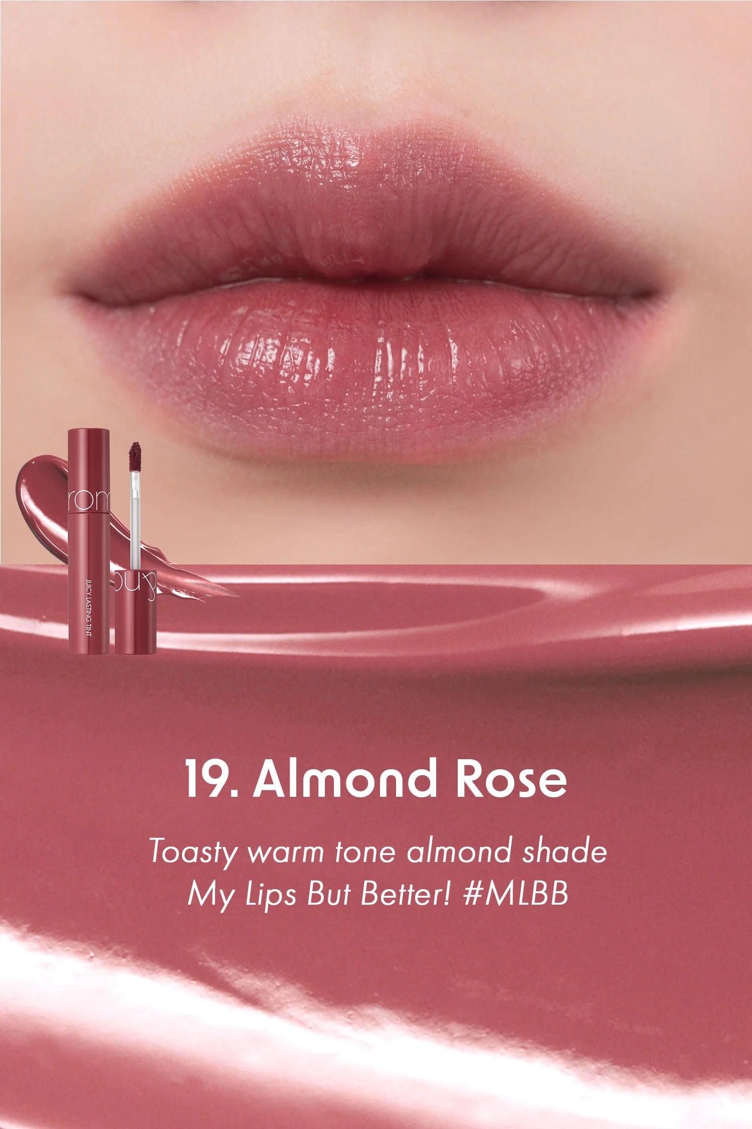 Romand - Juicy Lasting Tint [#19 Almond Rose]
