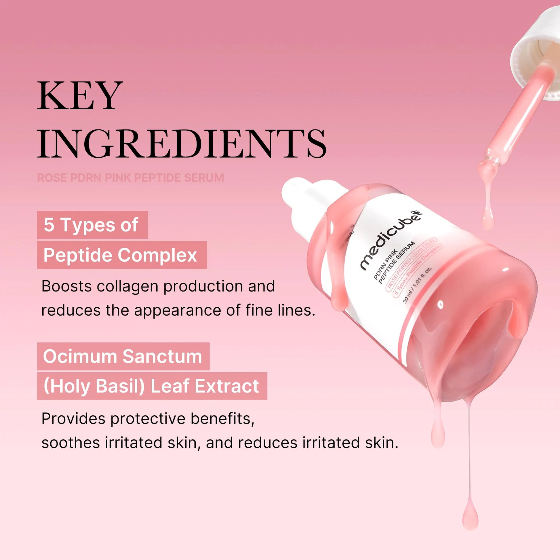 Medicube - PDRN Pink Peptide Serum [30ml]