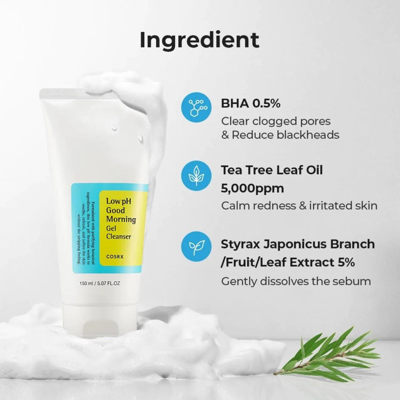 COSRX - Low pH Good Morning Gel Cleanser [150ml]